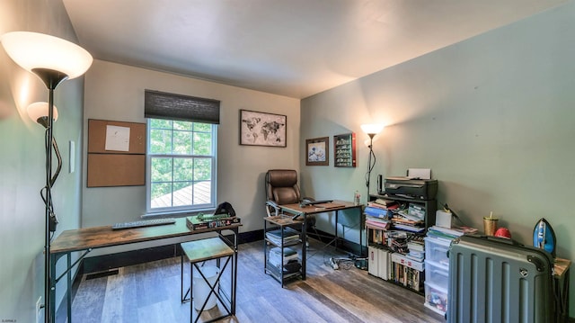 206 Branch Hill Dr, Egg Harbor Township, NJ 08234 - office area with wood finished floors and baseboards
