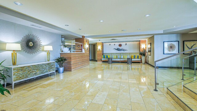 111 S 16th Ave Unit 510, Longport, NJ 08403 - building lobby featuring recessed lighting