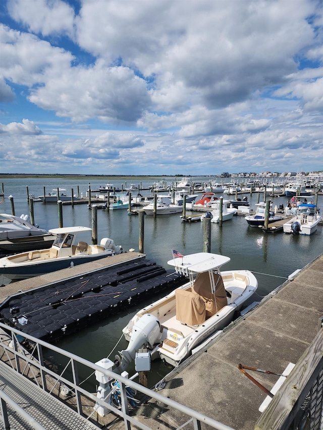 111 S 16th Ave Unit 510, Longport, NJ 08403 - dock with a water view and view of marina