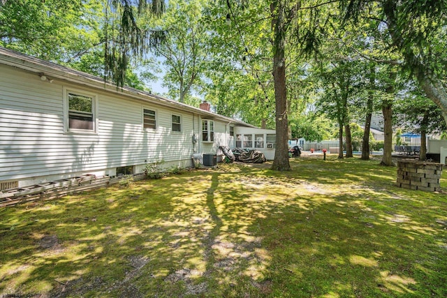 801 New York Ave, Absecon, NJ 08201 - view of yard with central AC unit