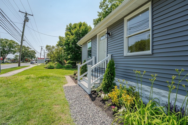 1013 New Rd, Northfield, NJ 08225 - view of green lawn with entry steps