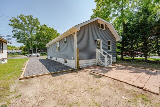 1013 New Rd, Northfield, NJ 08225 - view of side of property with entry steps