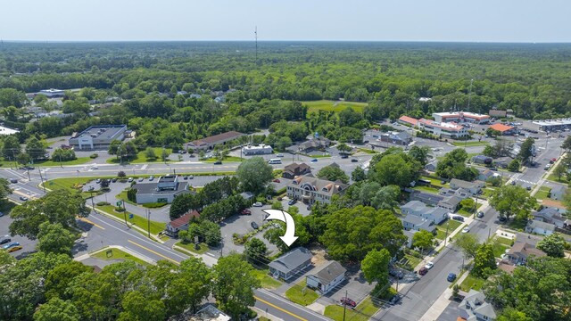 1013 New Rd, Northfield, NJ 08225 - aerial view of property's location featuring a forest