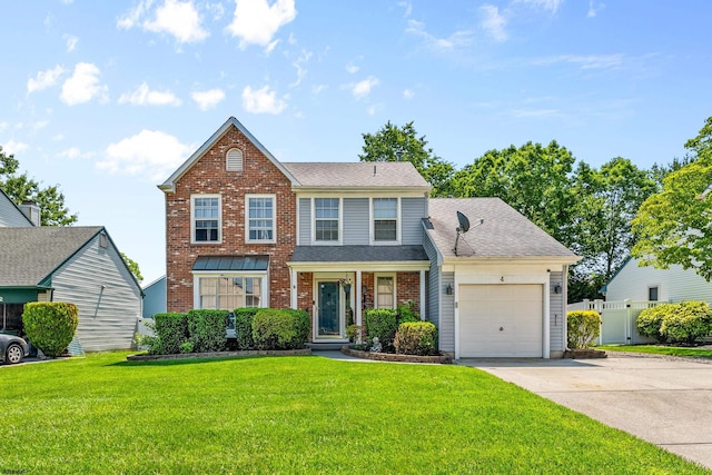 4 Charleston Rd, Egg Harbor Township, NJ 08234 - traditional-style home featuring driveway, an attached garage, brick siding, and a shingled roof