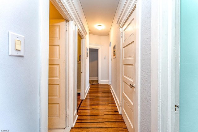 5003 Atlantic Ave Unit C04, Ventnor, NJ 08406 - hall with dark wood-type flooring and baseboards