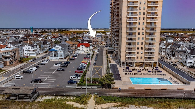 5003 Atlantic Ave Unit C04, Ventnor, NJ 08406 - bird's eye view of a pool area