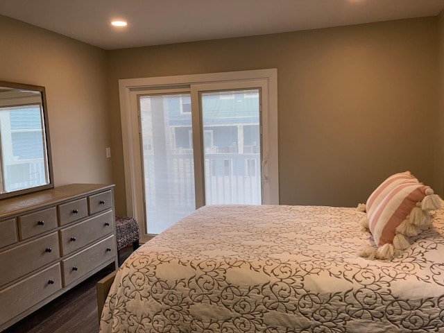 115 35th St Unit 1E, Sea Isle City, NJ 08243 - bedroom with multiple windows, recessed lighting, and dark wood-type flooring