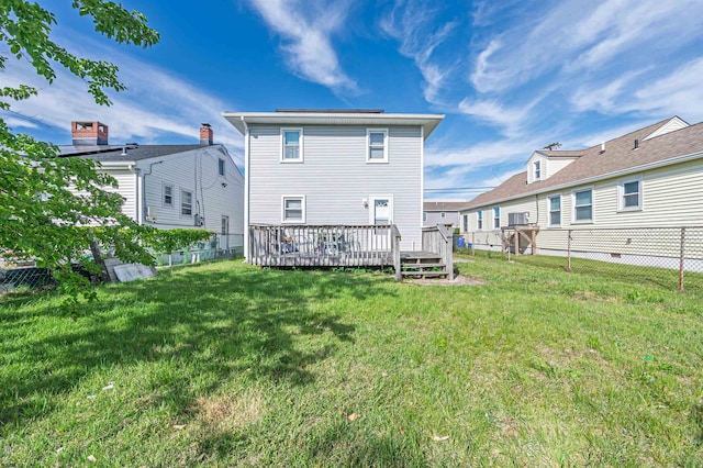 304 N Annapolis Ave, Atlantic City, NJ 08401 - back of house featuring a wooden deck