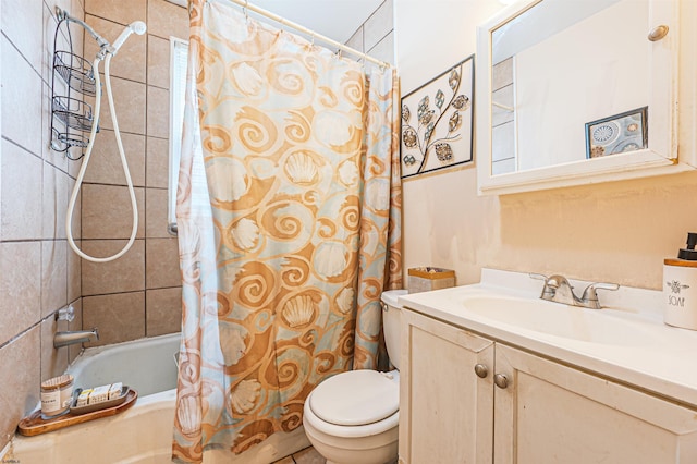 304 N Annapolis Ave, Atlantic City, NJ 08401 - full bathroom featuring vanity, toilet, and shower / bath combo