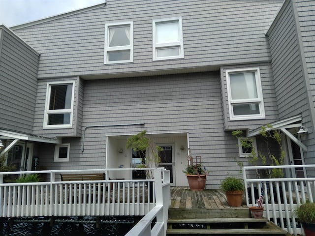 151 N Annapolis Ave Unit B, Atlantic City, NJ 08401 - back of house featuring a wooden deck