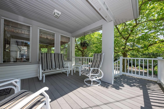 14 N Cambridge Ave, Ventnor, NJ 08406 - view of wooden deck