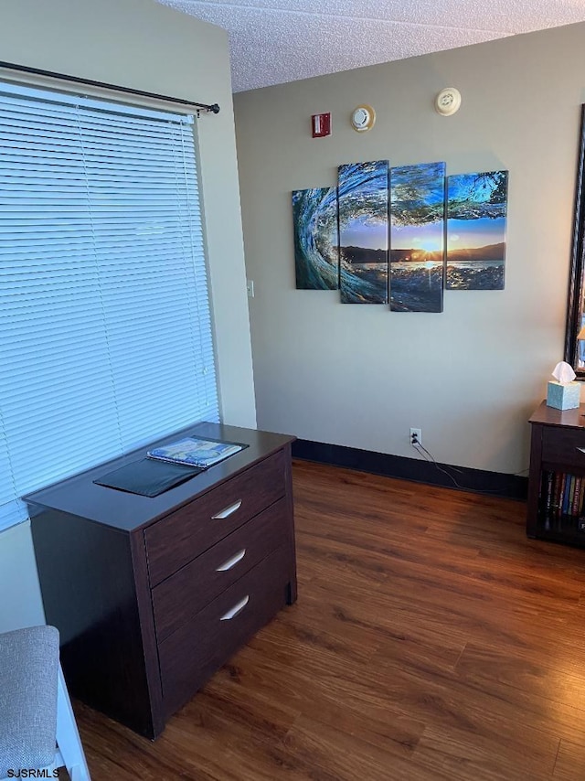 1515 Boardwalk Unit 2805, Atlantic City, NJ 08401 - unfurnished bedroom featuring dark wood finished floors and a textured ceiling
