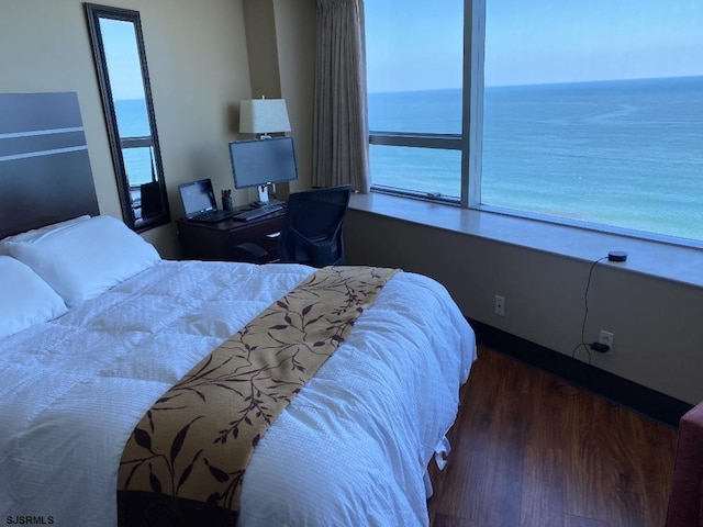 1515 Boardwalk Unit 2805, Atlantic City, NJ 08401 - bedroom with wood finished floors and an office area