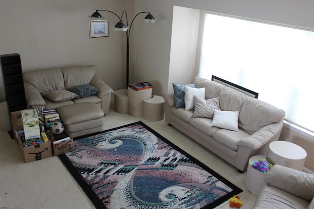 614 N Delavan Ave, Margate, NJ 08406 - view of carpeted living area