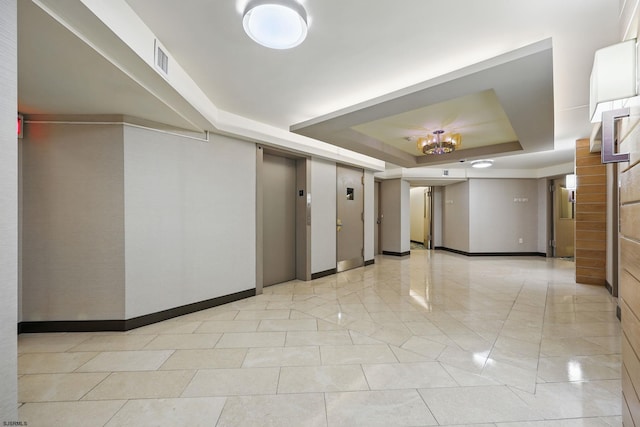 111 S 16th Ave Unit 605, Longport, NJ 08403 - unfurnished room featuring elevator and a raised ceiling