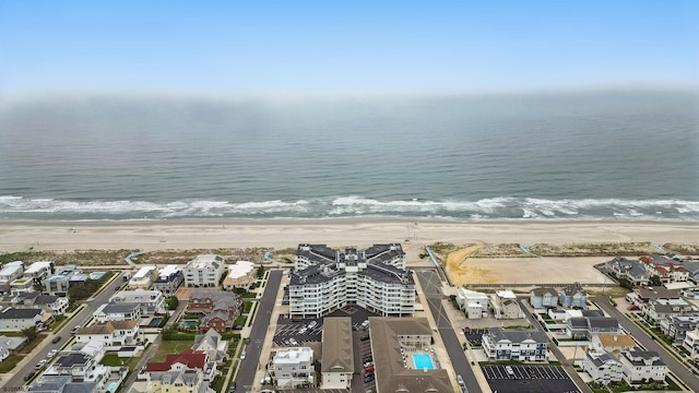 111 S 16th Ave Unit 605, Longport, NJ 08403 - aerial view of residential area with waterfront with a beach