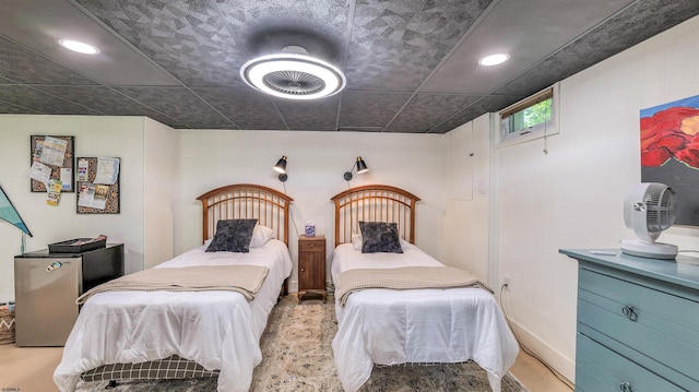 9 Lesley Ln, Northfield, NJ 08225 - bedroom with recessed lighting and refrigerator