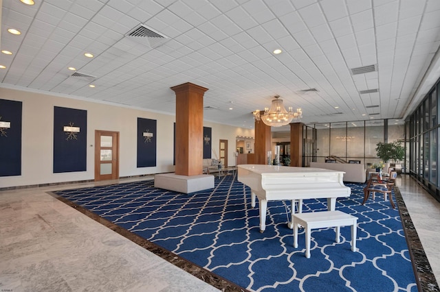 5000 Boardwalk Unit 1806, Ventnor, NJ 08406 - community lobby featuring recessed lighting and floor to ceiling windows