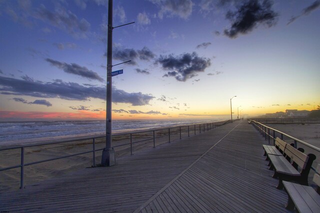 5000 Boardwalk Unit 1806, Ventnor, NJ 08406 - dock with view of water and beach
