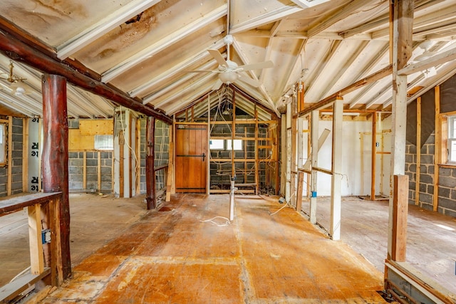 112 Kirklin Ave, Linwood, NJ 08221 - miscellaneous room with lofted ceiling