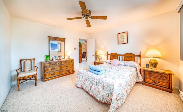 2137 Asbury Ave Unit 19, Ocean City, NJ 08226 - bedroom with carpet and a ceiling fan