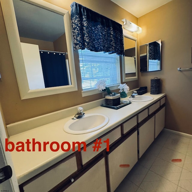 117 N New Jersey Ave Unit 117, Atlantic City, NJ 08401 - full bath with double vanity and tile patterned flooring