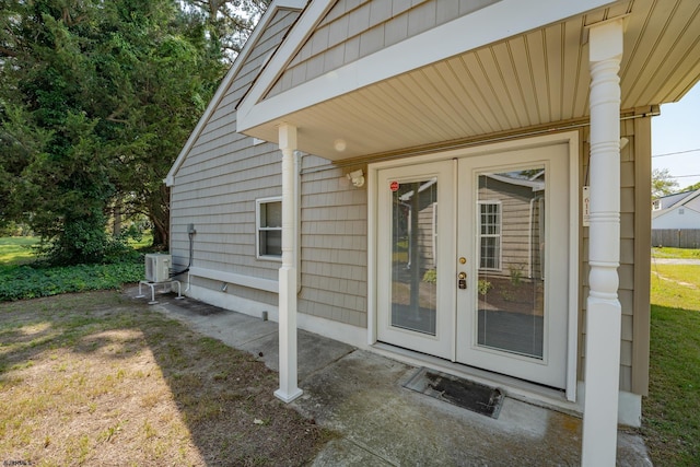 611 1st St, Somers Point, NJ 08244 - doorway to property featuring french doors