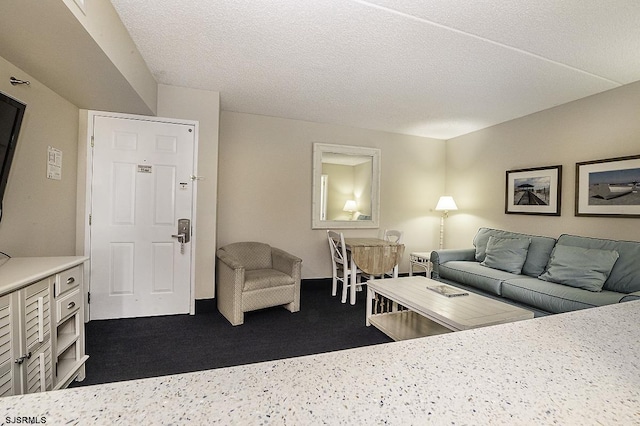 812 Ocean Ave Unit 112, Ocean City, NJ 08226 - carpeted living room featuring baseboards