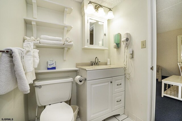 812 Ocean Ave Unit 112, Ocean City, NJ 08226 - half bathroom with vanity and tile patterned floors