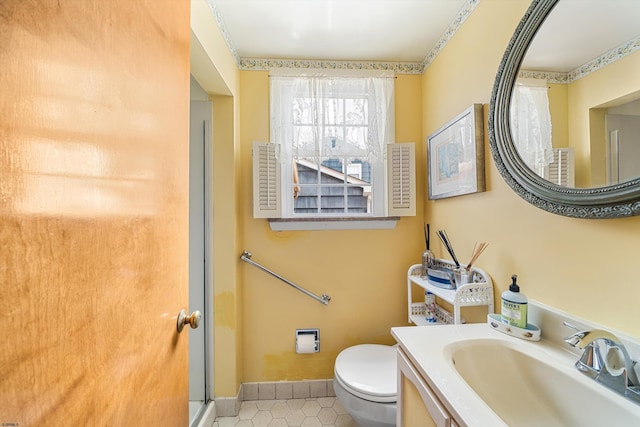 8407 Fremont Ave, Margate, NJ 08402 - bathroom with vanity and tile patterned floors