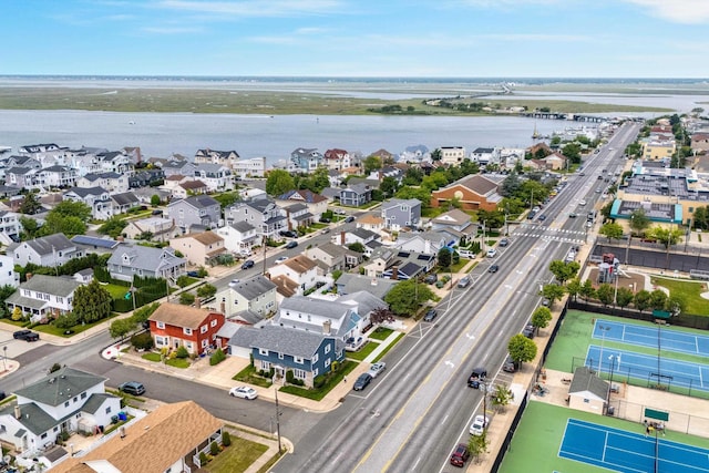 8407 Fremont Ave, Margate, NJ 08402 - aerial perspective of suburban area featuring a large body of water and a main thoroughfare