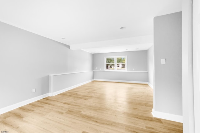 243 Wintergreen Ln, Penns Grove Borough, NJ 08069 - unfurnished room with baseboards and light wood finished floors