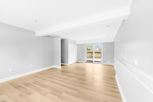 243 Wintergreen Ln, Penns Grove Borough, NJ 08069 - spare room featuring light wood-type flooring