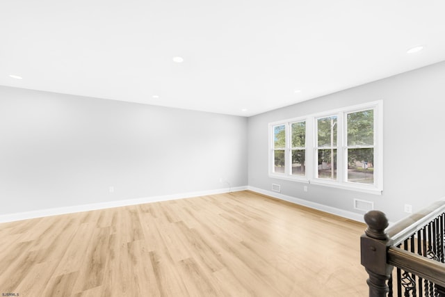 243 Wintergreen Ln, Penns Grove Borough, NJ 08069 - spare room featuring light wood-style floors and recessed lighting