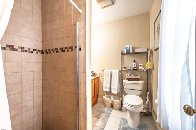 628 1st Ave, Galloway Township, NJ 08205 - bathroom featuring tiled shower and vanity