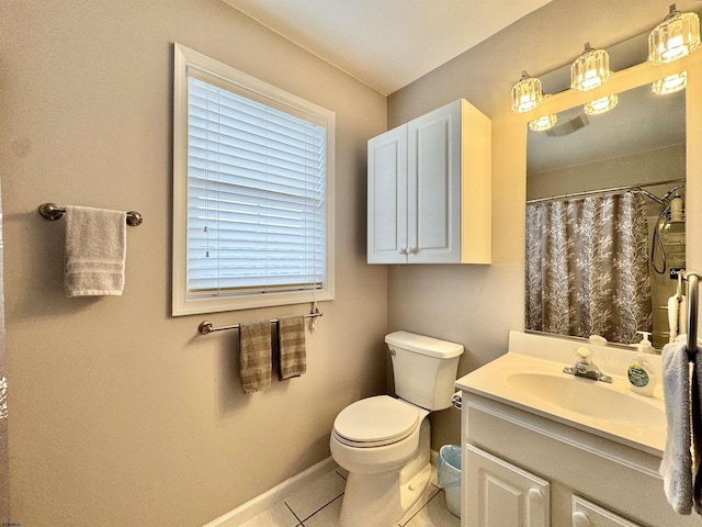 331 Asbury Ave Unit 2, Ocean City, NJ 08226 - bathroom with vanity, tile patterned flooring, and curtained shower