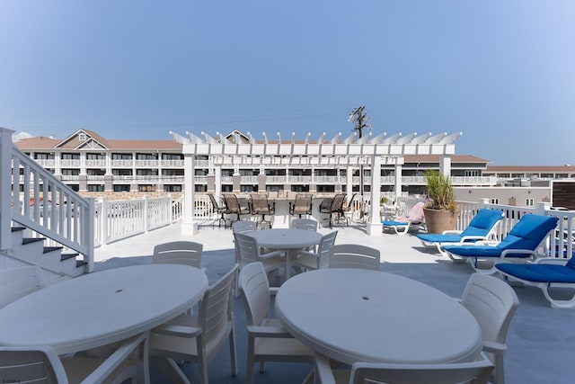 7929 Dune Dr Unit 310, Avalon Boro, NJ 08202 - view of patio / terrace featuring outdoor dining space