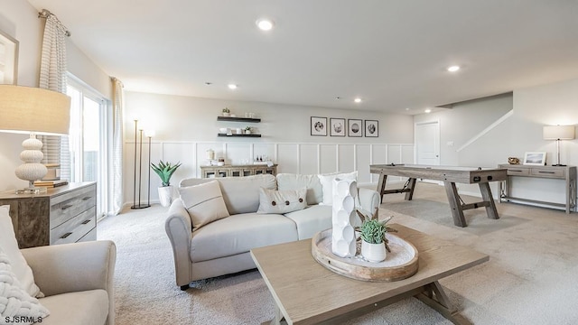 17 N 10th St, Middle Township, NJ 08251 - living area with light colored carpet and recessed lighting