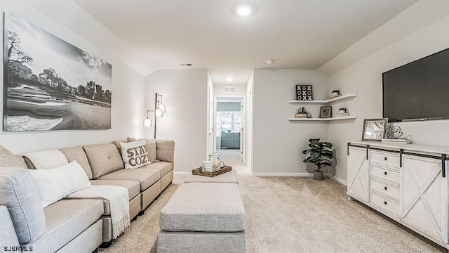 57 Siegtown Rd, Middle Township, NJ 08210 - living room with light colored carpet and baseboards
