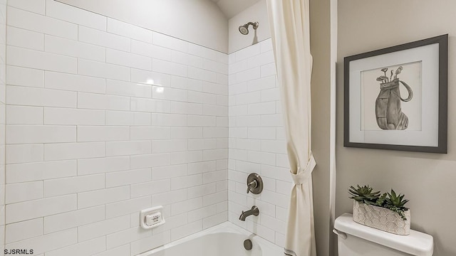 57 Siegtown Rd, Middle Township, NJ 08210 - bathroom with shower / tub combo and toilet