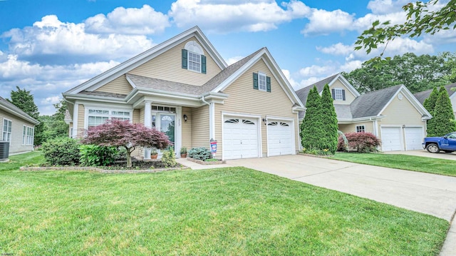 229 Lander Rd, Egg Harbor Township, NJ 08234 - traditional home featuring driveway, a front lawn, and a garage