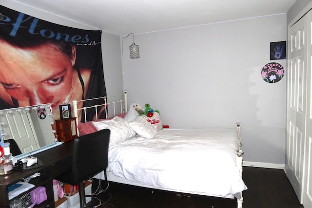 5924 Cedarcroft Dr, Mays Landing, NJ 08330 - bedroom with a closet and wood finished floors