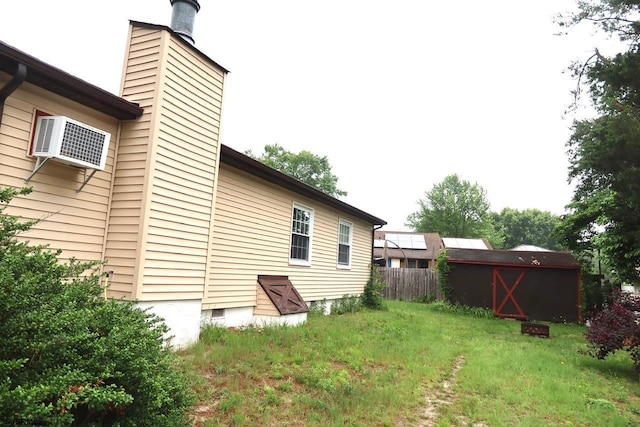 5924 Cedarcroft Dr, Mays Landing, NJ 08330 - view of yard with a wall mounted AC