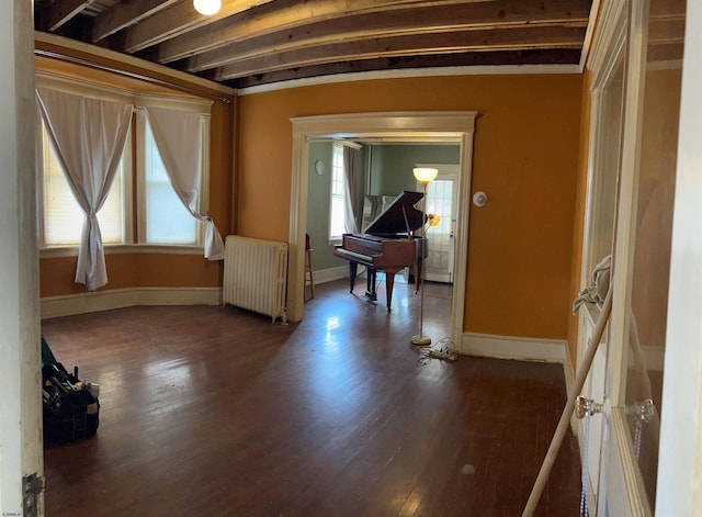 215 N Dorset, Ventnor Heights, NJ 08406 - foyer with radiator heating unit and wood finished floors