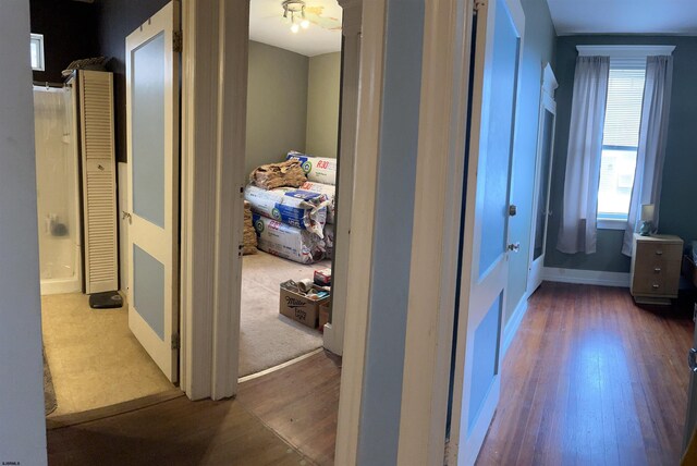 215 N Dorset, Ventnor Heights, NJ 08406 - corridor with hardwood / wood-style flooring