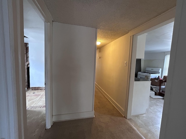 215 N Dorset, Ventnor Heights, NJ 08406 - corridor with a textured ceiling and baseboards