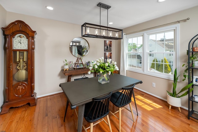 229 Society Hill Blvd Unit 229, Cherry Hill, NJ 08003 - dining area featuring light wood-type flooring and recessed lighting