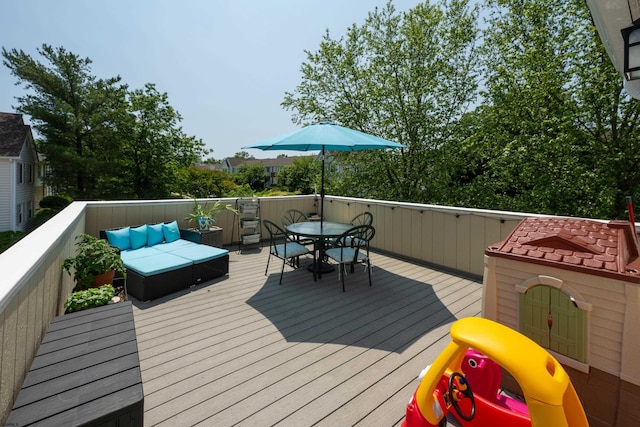 229 Society Hill Blvd Unit 229, Cherry Hill, NJ 08003 - wooden deck with outdoor dining area