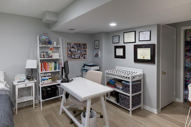 229 Society Hill Blvd Unit 229, Cherry Hill, NJ 08003 - office featuring light wood finished floors and recessed lighting