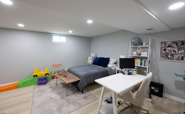 229 Society Hill Blvd Unit 229, Cherry Hill, NJ 08003 - bedroom with wood finished floors, recessed lighting, and an office area